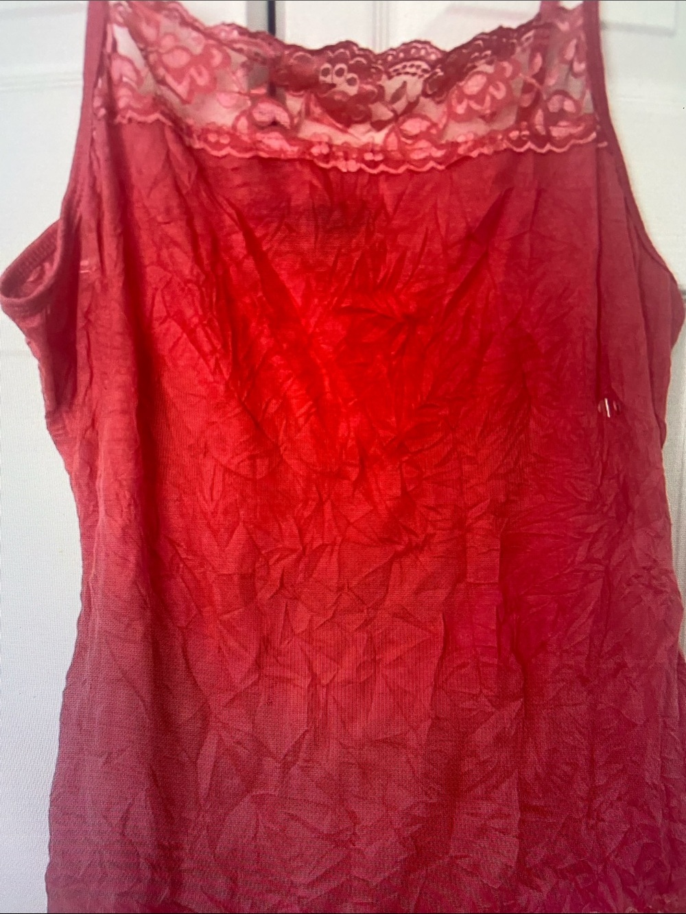 Maurices Red Lace-Trim Camisole